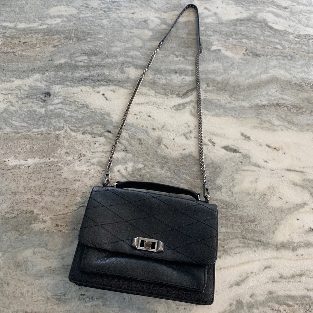 Rebecca Minkoff Crossbody - Black & Silver